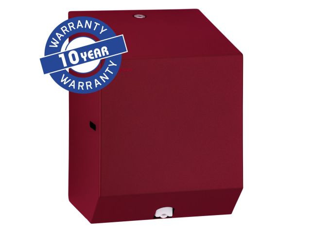 MERIDA STELLA RED LINE MINI, CENTER PULL roll paper towel or toilet paper dispenser, red